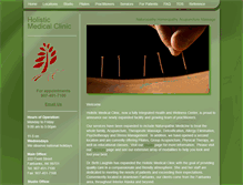 Tablet Screenshot of holisticmedicalclinic.us